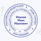 Что должно быть на печати самозанятого