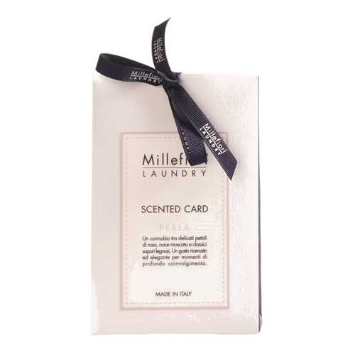 Ароматическая карточка Millefiori Milano Жемчужина Laundry Scented Card Perla 3 шт в Леонардо