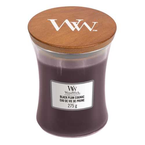 Свеча ароматическая Woodwick Сливовый коньяк в Леонардо