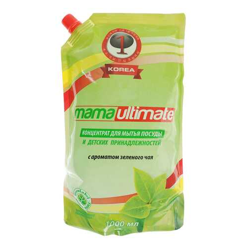 Средство для мытья посуды Mama ultimate зеленый чай 1 л в Леонардо