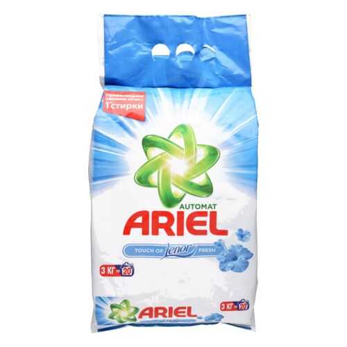 Порошок для стирки Ariel touch of lenor fresh автомат 3 кг в Леонардо