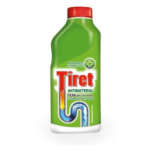 Средство для очистки труб и сливов Tiret antibacterial 500 мл в Леонардо