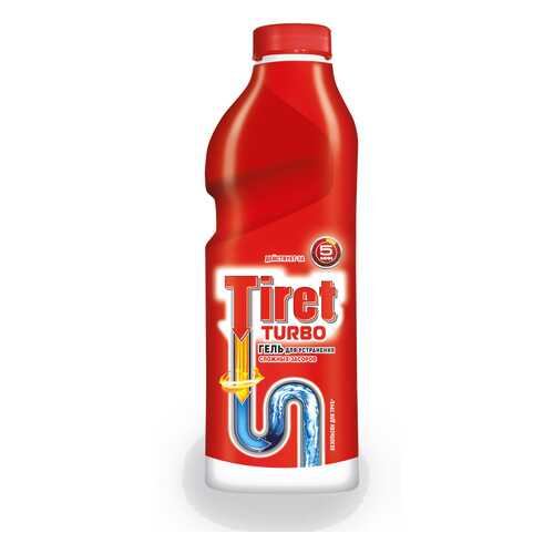 Средство для очистки труб и сливов Tiret turbo 1 л в Леонардо