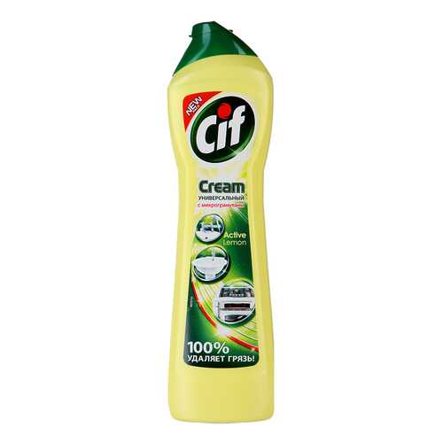 Универсальное чистящее средство Cif active lemon 500 мл в Леонардо