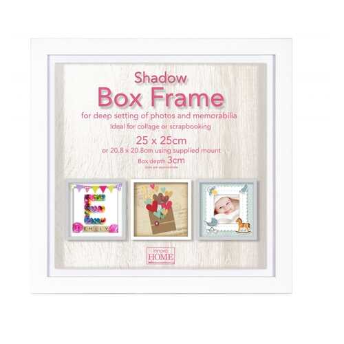 Фоторамка Innova ''Shadow Box White'' 25x25 см (окно 21x21 см) в Леонардо
