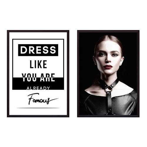 Набор постеров Коллаж Fashion №26 70х110 см в Леонардо