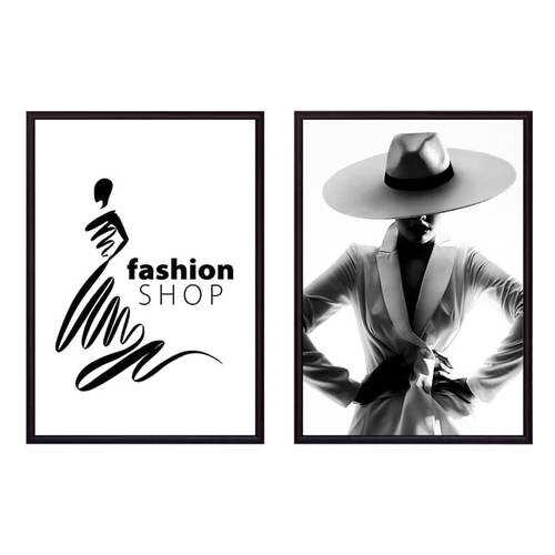 Набор постеров Коллаж Fashion №4 40х70 см в Леонардо
