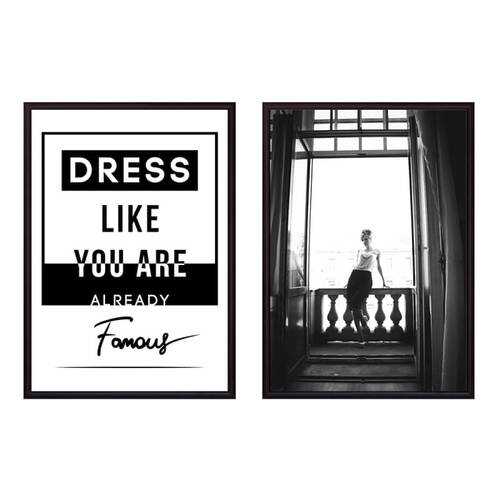 Набор постеров Коллаж Fashion №41 70х110 см в Леонардо