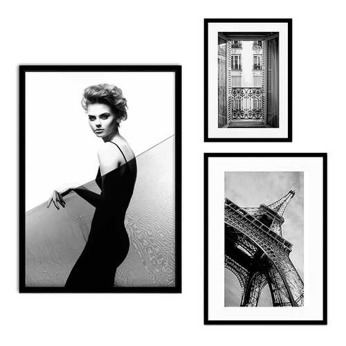 Набор постеров Коллаж Fashion №59 80х80 см в Леонардо