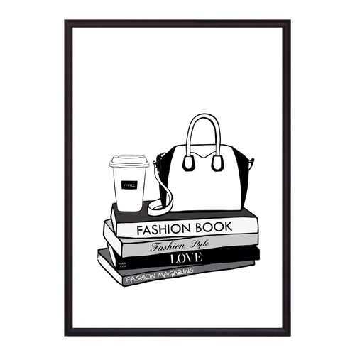 Постер в рамке Fashion book 21х30 см в Леонардо