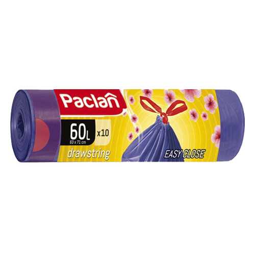 Мешки для мусора Paclan Aroma 60 л с завязками 10 шт в Леонардо