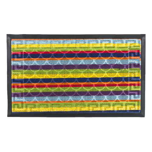Коврик придверный SHAHINTEX LUX multicolor 45x75см, радуга в Леонардо