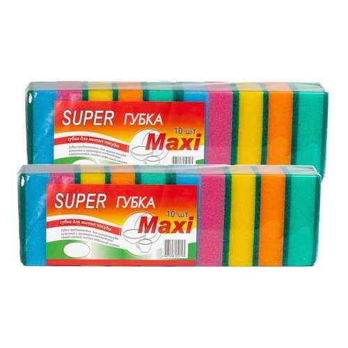 Verona SUPER MAXI, губка для посуды, 20 шт в Леонардо