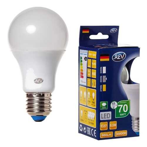 Лампочка светодиодная LED, груша Е27 8,5W 4000K холодный свет в Леонардо