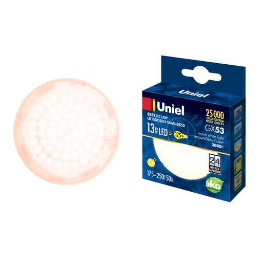 Лампочка Uniel LED-GX53-13W/WW/GX53/FR в Леонардо