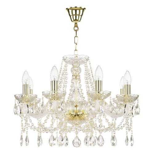 Люстра хрустальная 107/8/200 G Bohemia Ivele Crystal в Леонардо