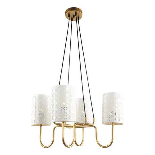 Подвесная люстра Lumien Hall 4003/4P-GD-WT в Леонардо