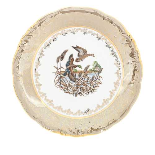 Блюдо круглое Sterne porcelan Охота Бежевая 30 см в Леонардо