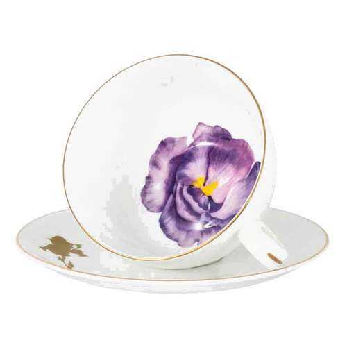 Чашка с блюдцем Julia Vysotskaya Flowers. Iris 250мл в Леонардо