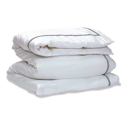 Пододеяльник 1,5-спальный Gant Home SATEEN STITCH 150x200см, белый в Леонардо