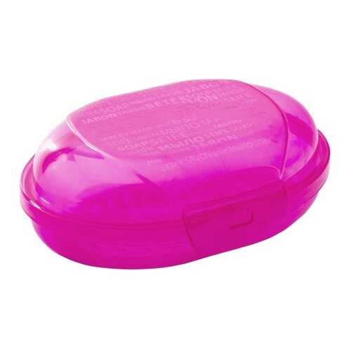 Мыльница ElfPlast Лайт, розовый в Леонардо